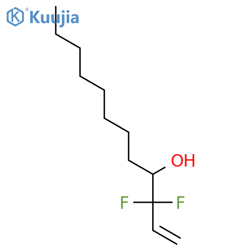 1-Dodecen-4-ol, 3,3-difluoro- structure