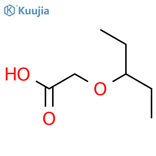 2-(pentan-3-yloxy)acetic acid structure