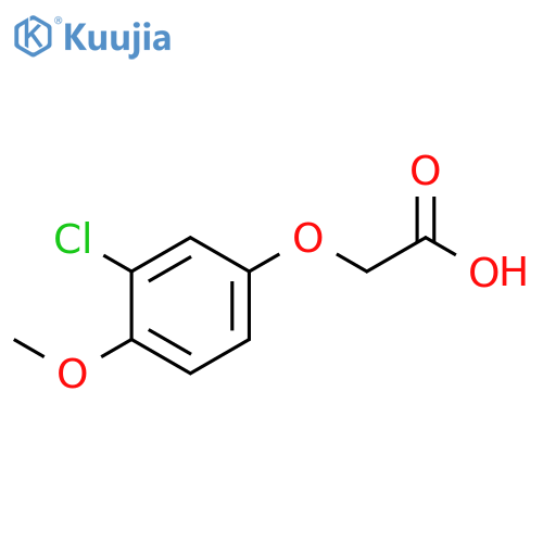 2-(3-chloro-4-methoxyphenoxy)acetic acid structure