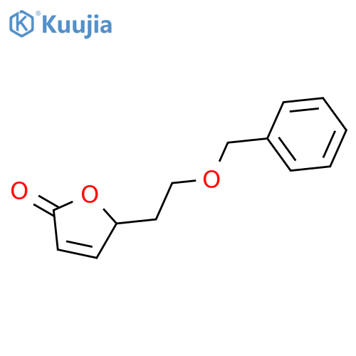 2(5H)-Furanone, 5-[2-(phenylmethoxy)ethyl]-, (5S)- structure