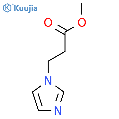 Methyl 3-(1H-imidazol-1-yl)propanoate structure