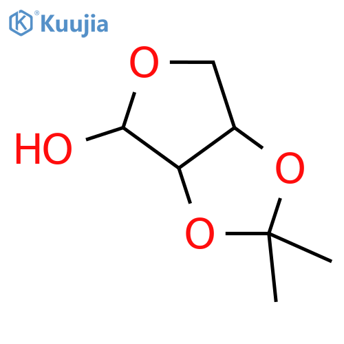 2,3-O-Isopropylidene-D-erythrofuranose structure