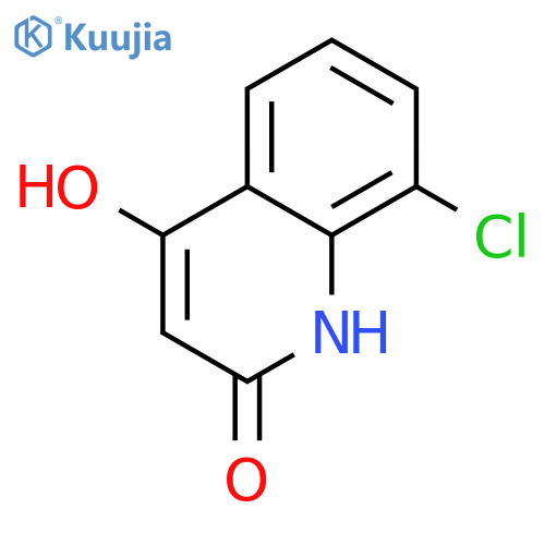 2(1H)-Quinolinone, 8-chloro-4-hydroxy- structure