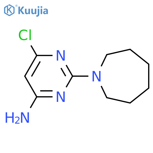 4-Pyrimidinamine, 6-chloro-2-(hexahydro-1H-azepin-1-yl)- structure