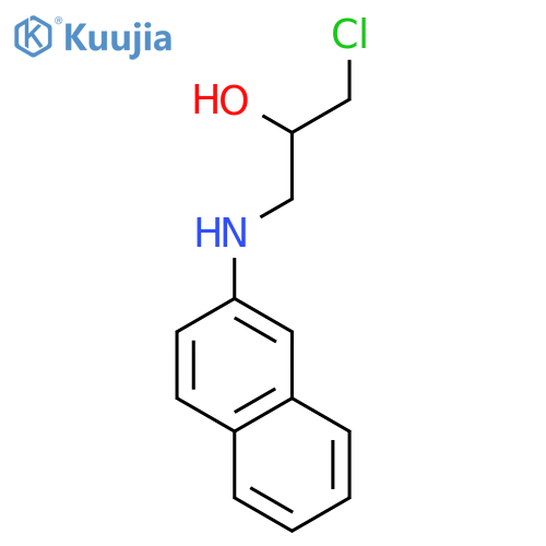 2-Propanol, 1-chloro-3-(2-naphthalenylamino)- structure