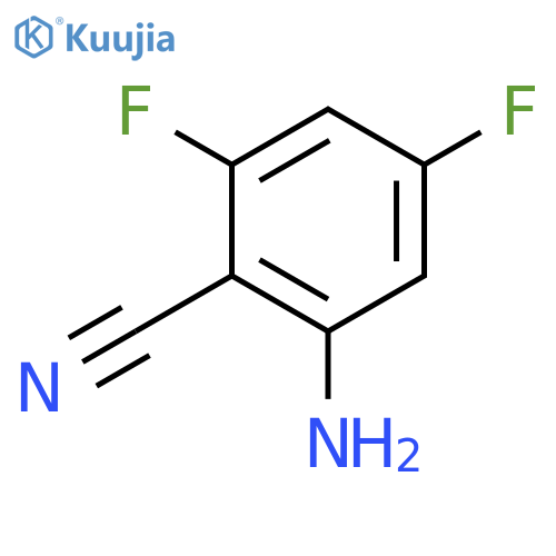 2-Amino-4,6-difluorobenzonitrile structure