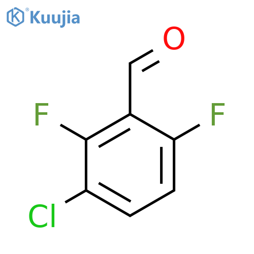 3-Chloro-2,6-difluorobenzaldehyde structure