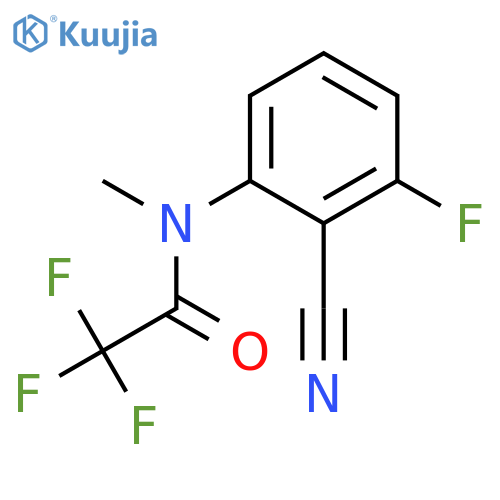 Acetamide, N-(2-cyano-3-fluorophenyl)-2,2,2-trifluoro-N-methyl- structure