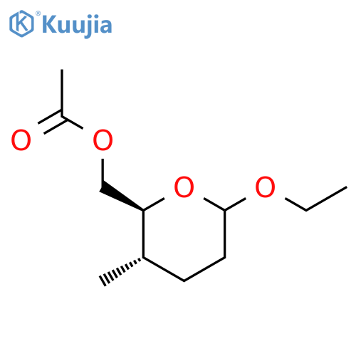 2H-Pyran-2-methanol,6-ethoxytetrahydro-3-methyl-,acetate,(2S,3S)-[partial]-(9CI) structure