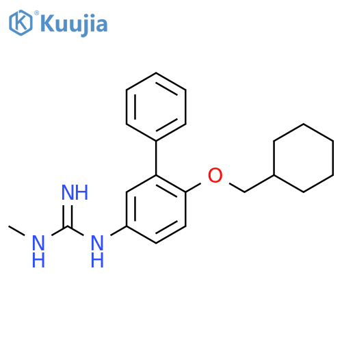 GUANIDINE, N-[6-(CYCLOHEXYLMETHOXY)[1,1'-BIPHENYL]-3-YL]-N'-METHYL- structure