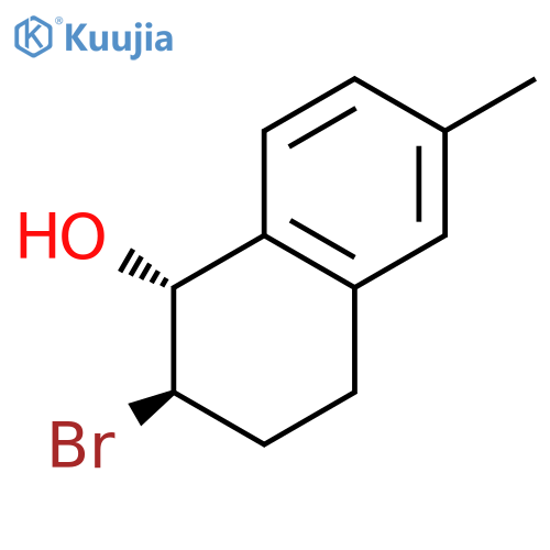 (1R,2R)-2-bromo-6-methyl-1,2,3,4-tetrahydronaphthalen-1-ol structure
