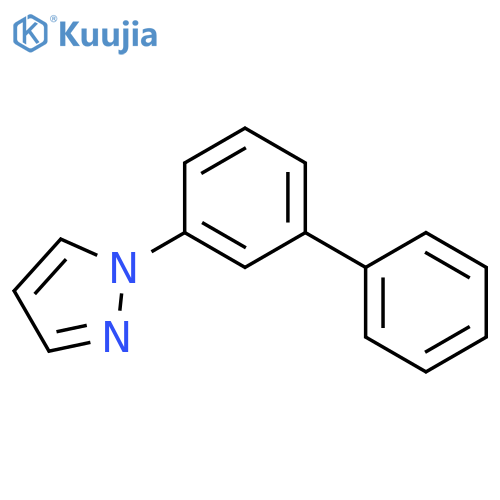 1H-Pyrazole, 1-[1,1'-biphenyl]-3-yl- structure