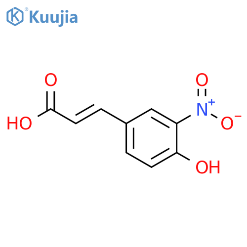 4-Hydroxy-3-nitrocinnamic Acid structure