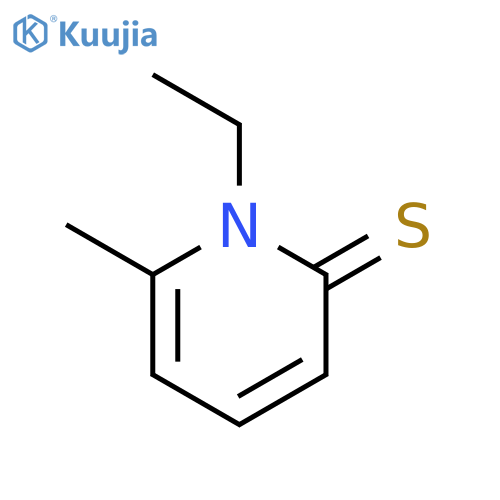 2(1H)-Pyridinethione,1-ethyl-6-methyl- structure
