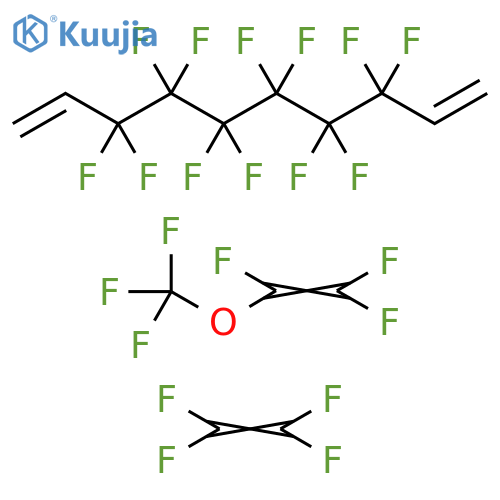 1,9-Decadiene, 3,3,4,4,5,5,6,6,7,7,8,8-dodecafluoro-, polymer with 1,1,2,2-tetrafluoroethene and 1,1,2-trifluoro-2-(trifluoromethoxy)ethene structure
