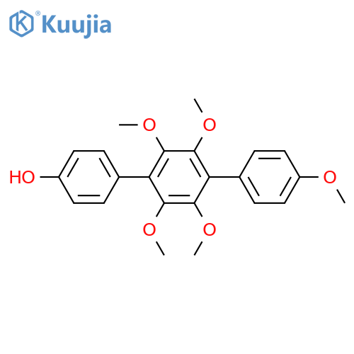 [p-Terphenyl]-2',3',4,4'',5',6'-hexol; 2',3',4,5',6'-Penta-Me ether structure