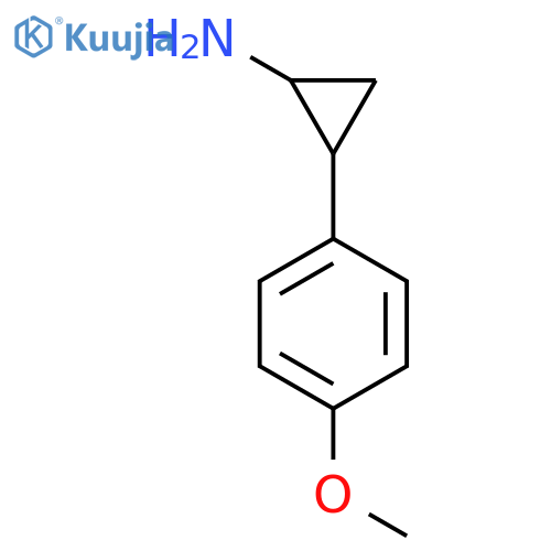2-(4-Methoxyphenyl)cyclopropanamine structure