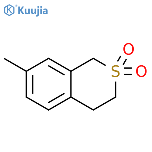 1H-2-Benzothiopyran, 3,4-dihydro-7-methyl-, 2,2-dioxide structure