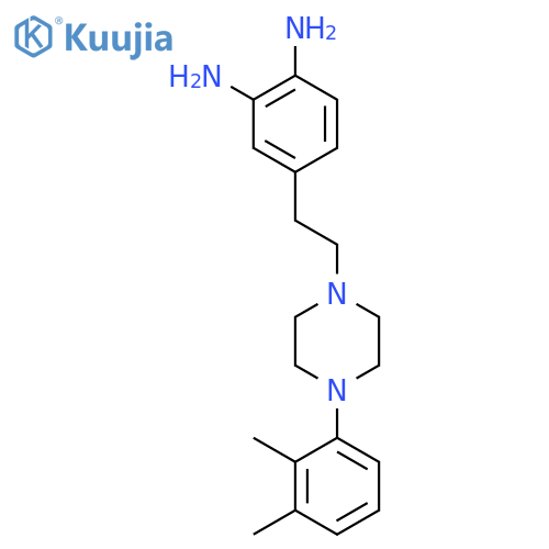 1,2-BENZENEDIAMINE, 4-[2-[4-(2,3-DIMETHYLPHENYL)-1-PIPERAZINYL]ETHYL]- structure