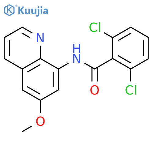 Benzamide, 2,6-dichloro-N-(6-methoxy-8-quinolinyl)- structure