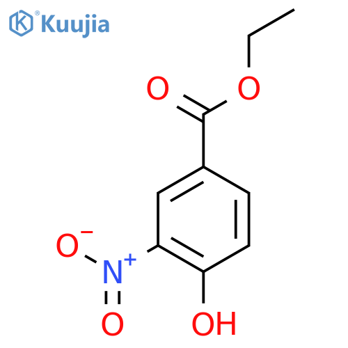 Ethyl 4-hydroxy-3-nitrobenzoate structure
