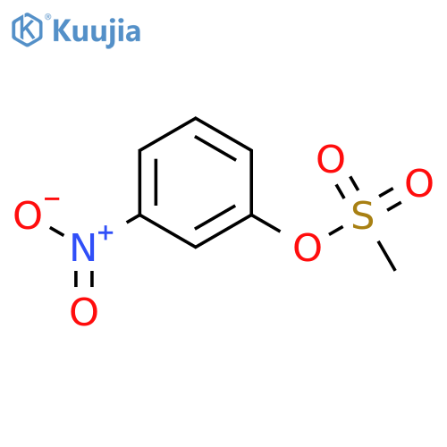 Methanesulfonic acid, 3-nitrophenyl ester structure