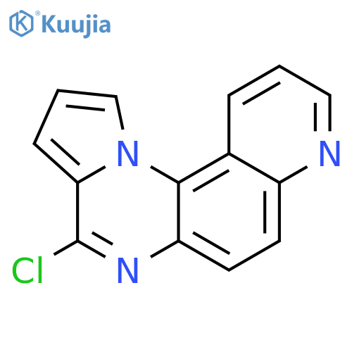 Pyrido[2,3-h]pyrrolo[1,2-a]quinoxaline, 8-chloro- structure