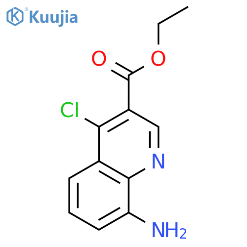 ethyl 8-aMino-4-chloroquinoline-3-carboxylate structure