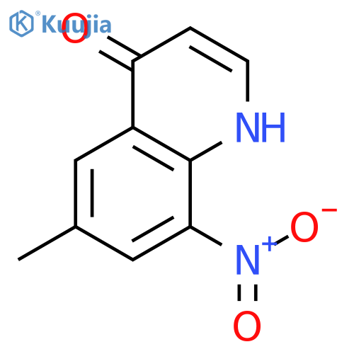 6-Methyl-8-nitroquinolin-4-ol structure
