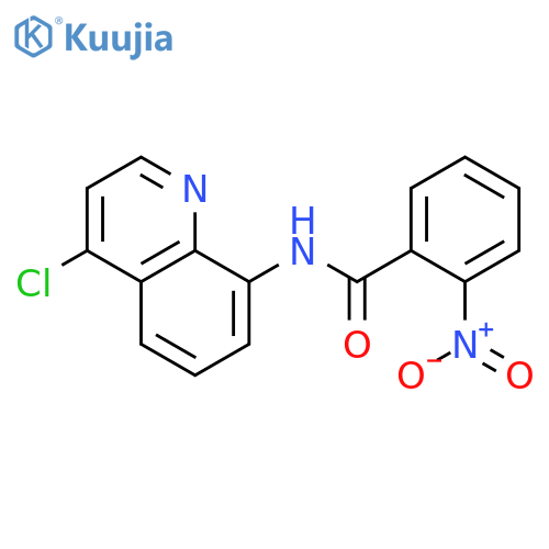 Benzamide, N-(4-chloro-8-quinolinyl)-2-nitro- structure