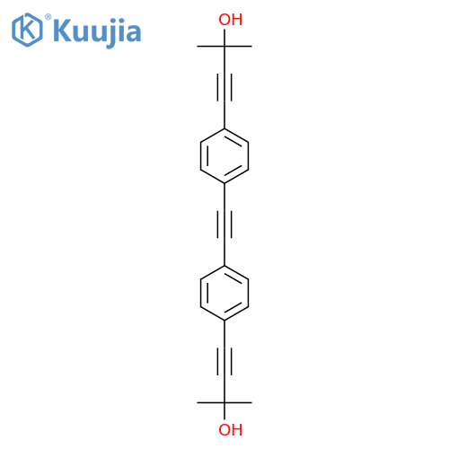 3-Butyn-2-ol, 4,4'-(1,2-ethynediyldi-4,1-phenylene)bis[2-methyl- structure