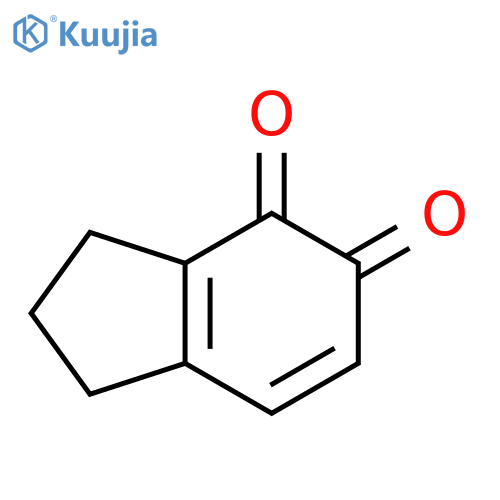 1H-Indene-4,5-dione, 2,3-dihydro- structure