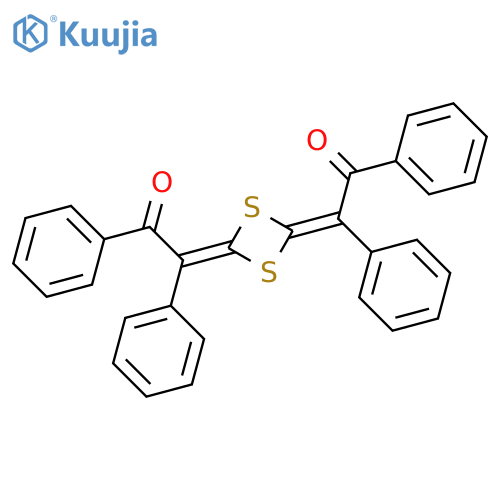 2,2'-(1,3-Dithietane-2,4-diylidene)bis(1,2-diphenylethanone) structure