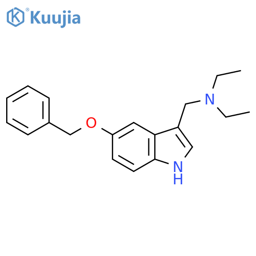 N,N-Diethyl-5-(phenylmethoxy)-1H-indole-3-methanamine structure