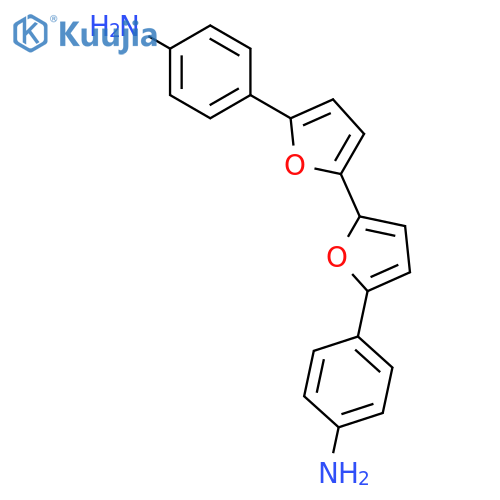 Benzenamine, 4,4'-[2,2'-bifuran]-5,5'-diylbis- structure