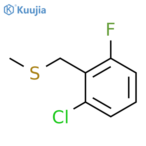Benzene, 1-chloro-3-fluoro-2-[(methylthio)methyl]- structure