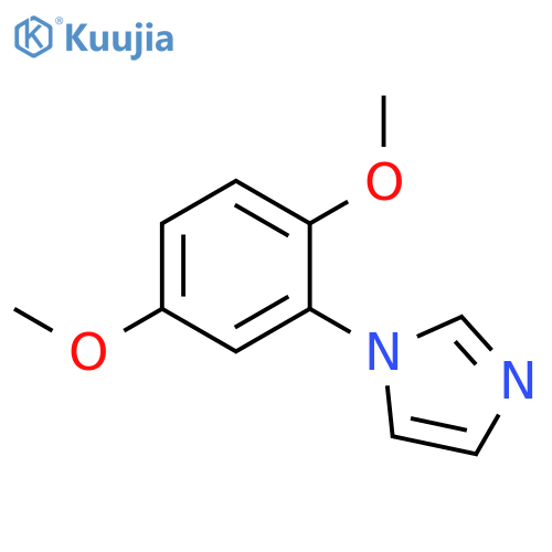 1H-Imidazole, 1-(2,5-dimethoxyphenyl)- structure