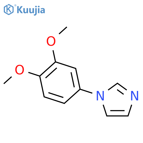 1-(3,4-dimethoxyphenyl)-1H-Imidazole structure
