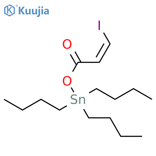 Stannane, tributyl[[(2Z)-3-iodo-1-oxo-2-propenyl]oxy]- structure