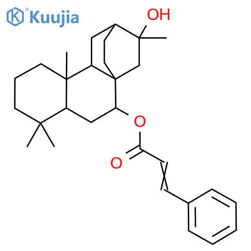 (5β,7α,8α,9β,10α,12α)-16-Hydroxyatisan-7-yl (2E)-3-phenylacrylate structure