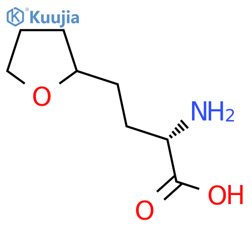 (2S)-2-amino-4-(oxolan-2-yl)butanoic acid structure