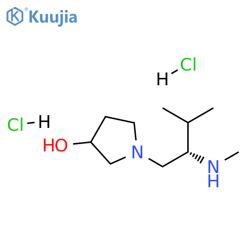 1-[(2S)-3-methyl-2-(methylamino)butyl]pyrrolidin-3-ol:dihydrochloride structure