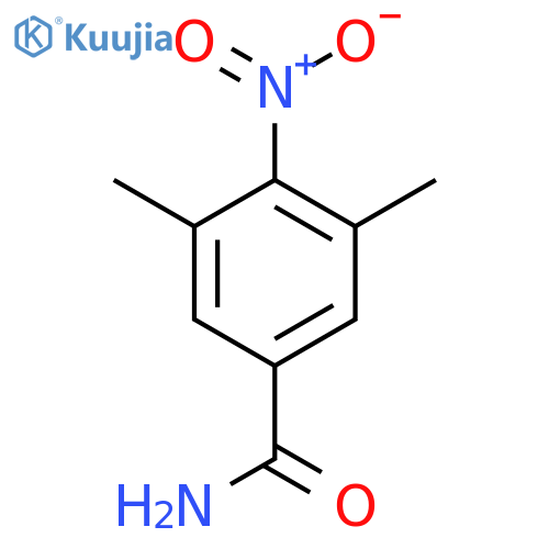 3,5-Dimethyl-4-nitrobenzamide structure