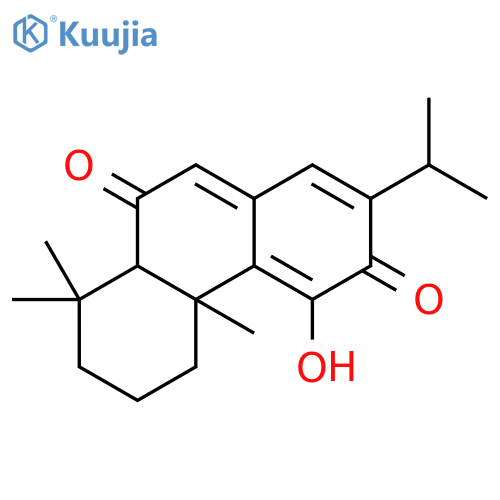 3,9-Phenanthrenedione,4b,5,6,7,8,8a-hexahydro-4-hydroxy-4b,8,8-trimethyl-2-(1-methylethyl)-,(4bS,8aS)- structure