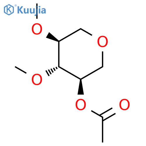 D-Xylitol, 1,5-anhydro-2,3-di-O-methyl-, acetate structure