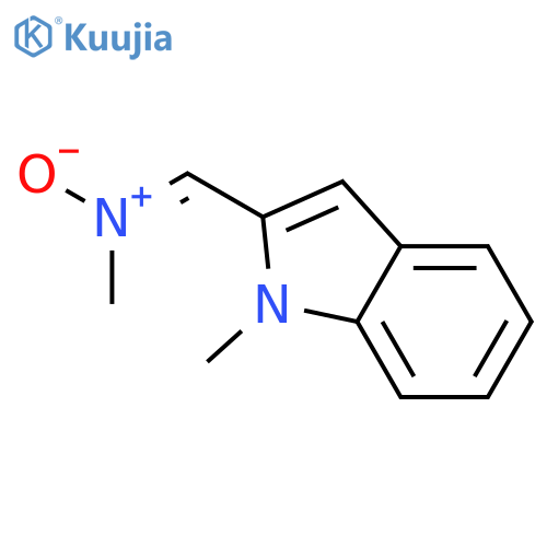 Methanamine, N-[(1-methyl-1H-indol-2-yl)methylene]-, N-oxide structure