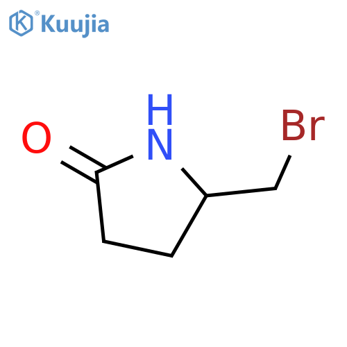 5-(bromomethyl)pyrrolidin-2-one structure