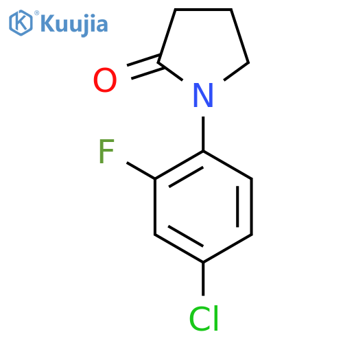 2-Pyrrolidinone, 1-(4-chloro-2-fluorophenyl)- structure