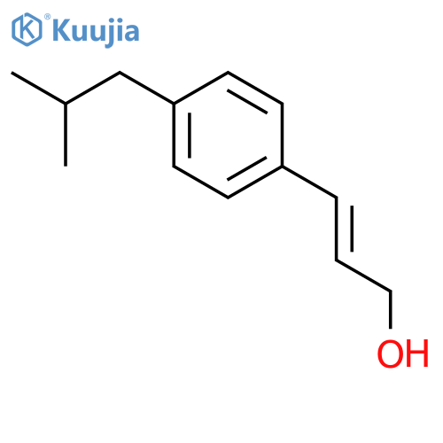3-4-(2-methylpropyl)phenylprop-2-en-1-ol structure