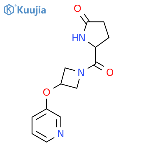 5-3-(pyridin-3-yloxy)azetidine-1-carbonylpyrrolidin-2-one structure